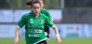 Iris Arnaiz en su etapa como futbolista del Oviedo Moderno