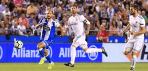 Florin Andone y Sergio Ramos
