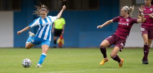 María Ruiz hizo un tanto en el triunfo del Dépor ABANCA ante el Barça B