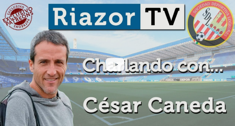 César Caneda visita Riazor con la SD Logroñés