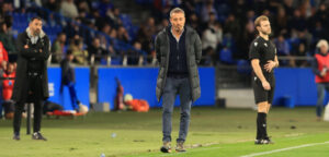 Óscar Cano, en el Deportivo-Mérida