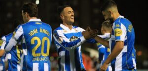 Cristian Herrera y Zaka en el Sámano vs Deportivo